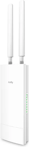 Cudy Enrutador de módem 4G LTE Cat 6 Gigabit para exteriores desbloqueado con ranura para tarjeta SIM, 2 CA, WiFi AC1200, EG060K, IP65, antenas