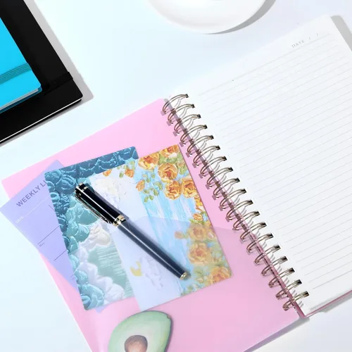Miniatura 6 de Yoment B5 - Cuaderno de espiral con rayas universitarias de 7.3" x 10.15", diario de 300 páginas, cuadernos de espiral rayados con papel grueso