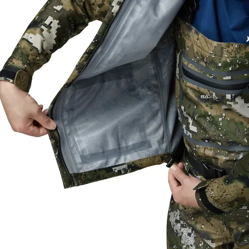 Miniatura 5 de BASSDASH Walker - Chaquetas transpirables e impermeables para pesca y caza con tela exterior silenciosa para hombres y mujeres en 7 tamaños