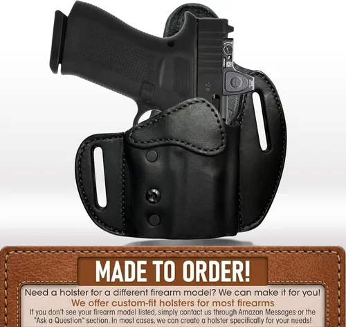 Miniatura 2 de Urban Carry LockLeather OWB RMR/RDS - Funda segura y cómoda de cuero/polímero híbrido para una ocultación óptima Diestro Compatible con una