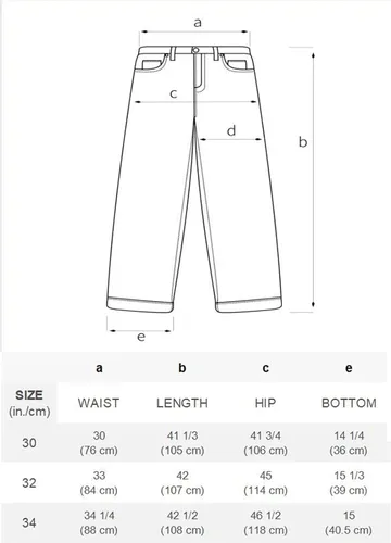 Miniatura 7 de Aelfric Eden Pantalones de mezclilla para hombre con estampado gráfico Y2K Streetwear de moda, holgados, rectos, pierna ancha, pantalones casuales