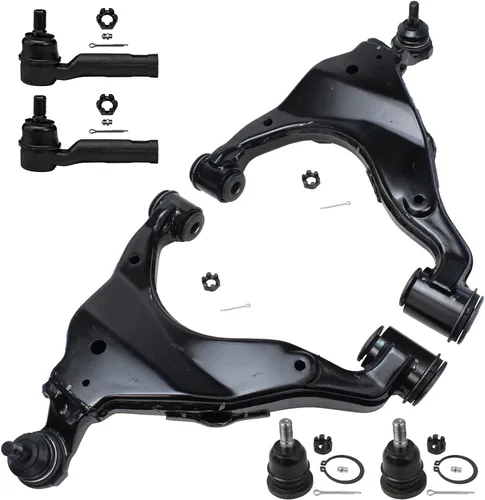 Miniatura 251 de Detroit Axle - Kit de extremo delantero para Chrysler 300 Dodge Charge Challenger 2011-2023, 2 brazos de control inferiores traseros 2 rótulas