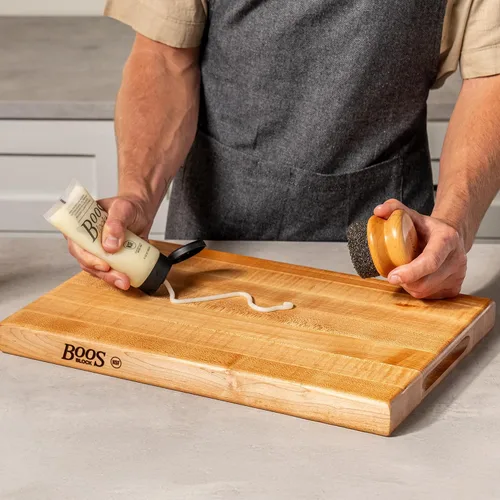 Miniatura 8 de John Boos Block - Crema de tabla totalmente natural para bloques de carnicero y tablas de cortar, 5 onzas, acondicionador y sellador de madera