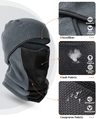 Miniatura 2 de VULKIT Mascarilla de pasamontañas de invierno para hombre y mujer motociclismo