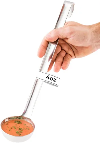 Miniatura 6 de Restaurantware Met Lux - Cucharón para porciones de 12 onzas, 1 cuchara multiusos para servir, no se corroe, lavable en lavavajillas, de acero