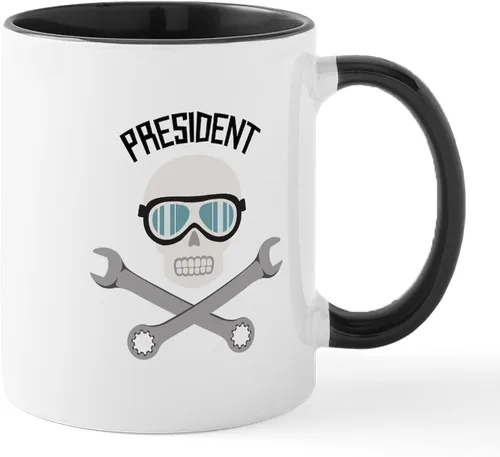 Miniatura 30 de CafePress MR. PRESIDENT - Taza de café de cerámica (11.0 fl oz)