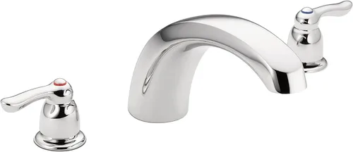 Moen Chateau Cromo Dos Manijas Bajo Arco Romano Tina Grifo Válvula Requerida, T990
