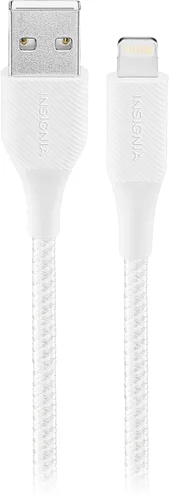 Miniatura 2 de INSIGNIA Cable USB a Lightning de carga/sincronización para iPhone, iPad, iPod (1 pie, gris luna)