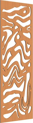 Miniatura 165 de 9 3/8"W x 24 3/8"H x 1/4"T Northfield Decorativos Paneles de Pared de Madera Calado, Abedul