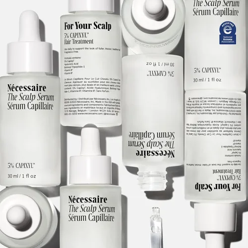 Miniatura 3 de Nécessaire The Scalp Serum. 5% Capixyl™ + 1% ácido hialurónico para un cabello más completo, grueso y saludable. Sin fragancia. Aprobado por