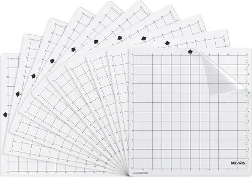 Miniatura 7 de LightGrip - Alfombrilla de corte para Silhouette Cameo 3/2/1 (12 x 24 pulgadas, 3 alfombrillas), accesorios de repuesto para Silhouette Cameo