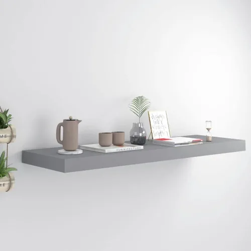 Miniatura 85 de Estantes flotantes de pared, juego de 4 estantes decorativos para montar en la pared, estante colgante con soportes invisibles para decoración