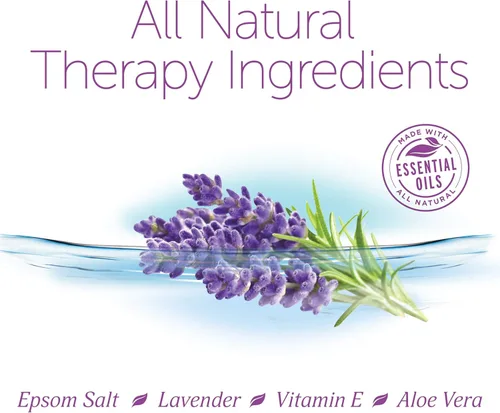 Miniatura 4 de Epsoak Sal de Epsom de 2 libras USP sulfato de magnesio con aroma a lavanda, bolsa de sal de Epsom resellable, fabricada en los Estados Unidos