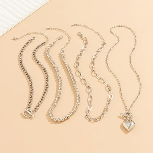 Miniatura 107 de Long tiantian Collares en capas para mujer, joyería occidental para mujer, collar de moneda apilable, collar de país, moderno, bohemio, verano