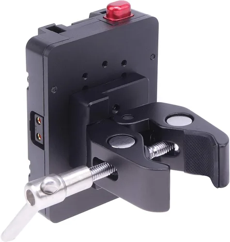 Miniatura 4 de FocusFoto Adaptador de placa de fuente de alimentación de batería Mini Nano V-Lock V-Lock de tamaño bolsillo con D-tap y Super Clamp