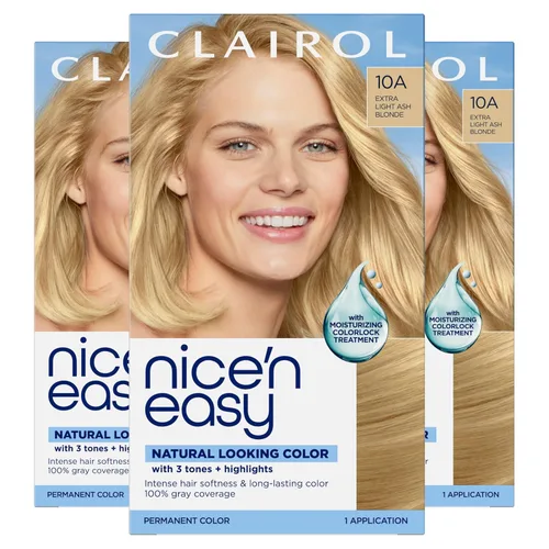 Miniatura 33 de Clairol Nice'n Easy Tinte Permanente para el Cabello, 6 Castaño Claro, Paquete de 3 6 marrón claro