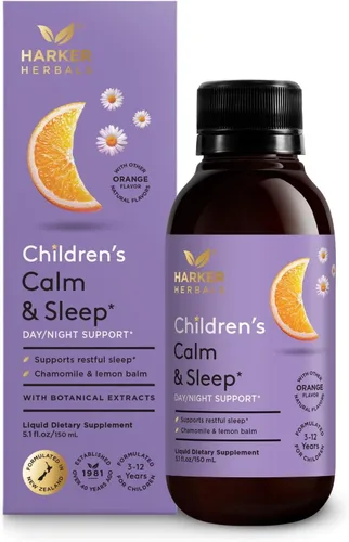 Children's Calm & Sleep Syrup - 5.1 fl oz (30 Servings) | Chamomile and Lemon Balm to Support Relaxation and Comfort
