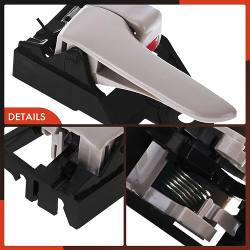 Miniatura 7 de A-Premium Manija de puerta interior delantera izquierda del lado del conductor compatible con Toyota Solara 2004 2005 2006 2007 2008, beige