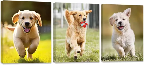 Miniatura 16 de ZXHYWYM Impresiones personalizadas con tus fotos, imágenes personalizadas de 3 piezas para retratos familiares, mascotas, imágenes personalizadas 3