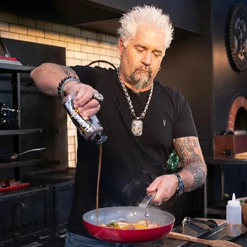 Miniatura 4 de Guy Fieri's Flavortown - Juego de 11 piezas de ollas y sartenes de cerámica antiadherente, sin PFAS PTFE PFOA, apto para horno, apto