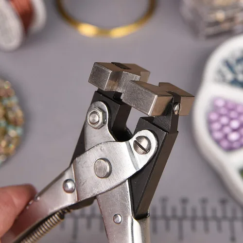Miniatura 7 de The Beadsmith Alicates paralelos para doblar y formar, 5.25 pulgadas (5.315 in), herramienta de acero para la fabricación de joyas, con mango