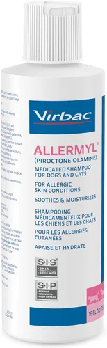 Miniatura 3 de Allermyl Piroctone Olamine Champú Medicado para Mascotas - Champú Hipoalergénico para Perros y Gatos, Champú Calmante e Hidratante para Perros