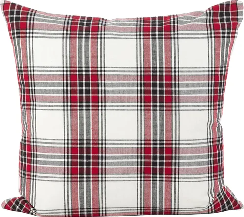 Miniatura 6 de SARO LIFESTYLE DAMA di Natale Collection Buffalo Plaid Joy - Almohada rellena de poliéster, 12 x 20 pulgadas, color negro