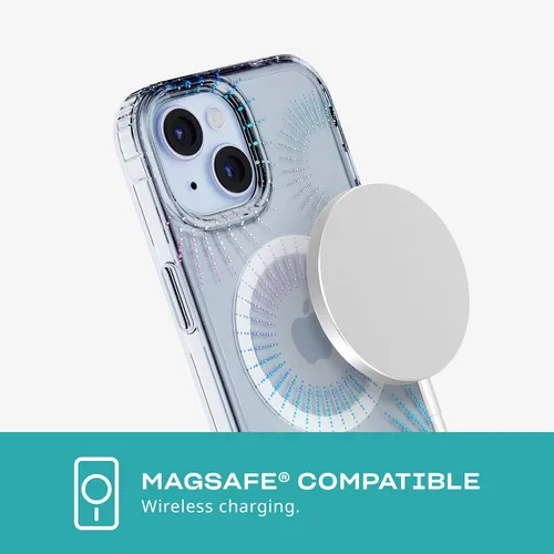 Miniatura 6 de Tech21 Evo Sparkle - Funda para iPhone 16e y 15, compatible con MagSafe, funda de protección contra impactos, color lunar
