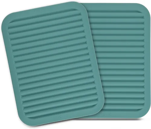 Miniatura 11 de Salvamanteles para platos calientes, salvamanteles de silicona versátil para cocina, tapete de platos y soporte para ollas para mostrador, tapete