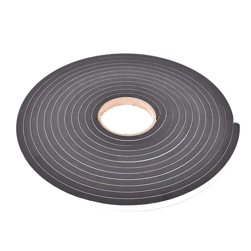 Esponja de neopreno pelado con adhesivo 1/2 pulgadas de ancho x 3/8 pulgadas de grosor x 25 pies de largo