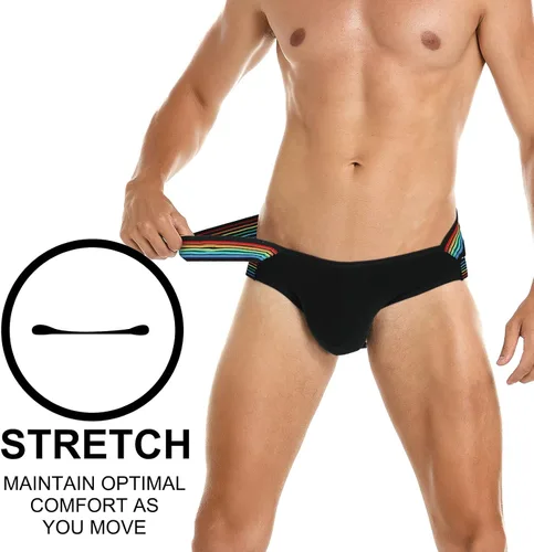 Miniatura 50 de SKYSPER Jock Strap Athletic Supporter para hombres Sexy Jockstrap Ropa interior masculina