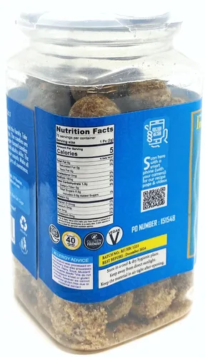 Miniatura 3 de Rani Hing (Asafetida) Bites - Bocados sellados al vacío, parte superior fácil de abrir, recipiente resellable ~ Indian Tasty Treats Vegano Apto