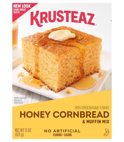 Miniatura 22 de Krusteaz Paquete Variado, Mezcla de Muffin con Remolino de Canela y Migas (21 oz), Mezcla de Muffin de Arándano Rojo y Naranja (18.6 oz), Mezcla