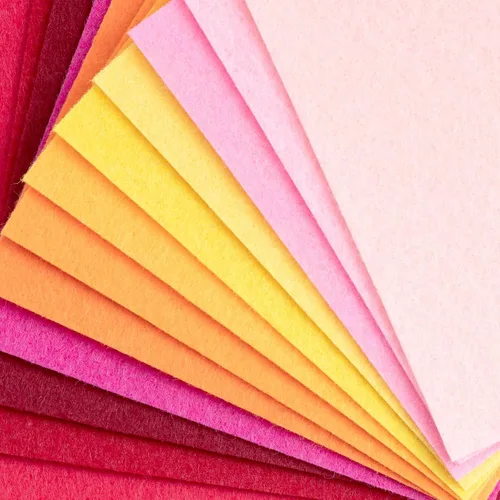 Miniatura 3 de Simetufy - 120 hojas de fieltro de 8 x 12 pulgadas a granel, 40 colores cuadrados de tela de fieltro rígido para manualidades de costura, patchwork