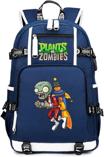 Miniatura 11 de ISaikoy Game Plants vs. Zombies - Mochila de hombro para libros, mochila escolar, color 12