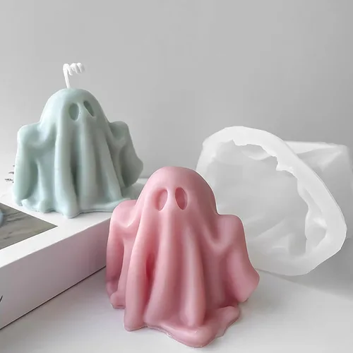 Miniatura 8 de Molde de resina y vela cilíndrica de pulpo animal – Moldes de silicona de fundición de resina para decoración del hogar y fabricación de velas