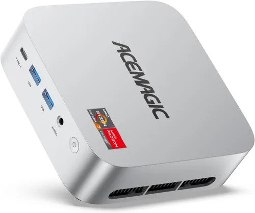 Miniatura 13 de ACEMAGIC K1 Mini PC AMD Ryzen R2544 8GB DDR4 256GB SSD Mini computadoras (Turbo 3.7GHz), Win 11 Pro Radeon 4K Triple Display Computadoras