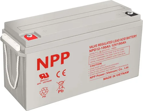 Miniatura 12 de NPP NPD12-100Ah (T16A, 2 piezas) Batería AGM SLA de ciclo profundo de 12 voltios, 12 V, 100 Ah, batería de ciclo profundo de 1200 amperios