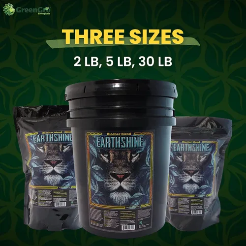 Miniatura 2 de GreenGro Earthshine - Mezcla de biochar y ácido húmico/carbón activado/secuestros de carbono/refuerzo de suelo orgánico, suelo superior, alimentos