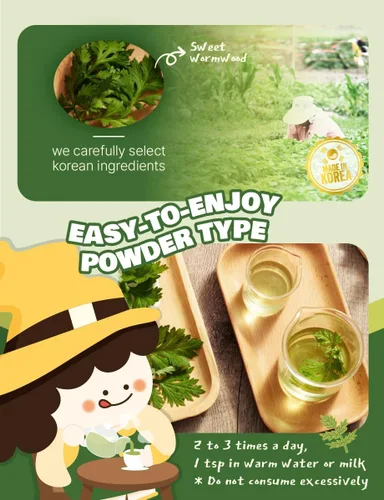 Miniatura 5 de NICE WITCH'S Polvo de ajenjo dulce coreano 100% puro, 6.00 oz / 6 onzas, Artemisia Annua, natural