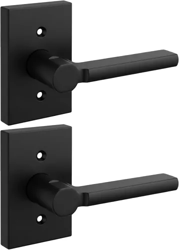 Miniatura 12 de Goldenwarm Manijas de puerta ficticias doradas, aleación de zinc resistente, palanca de puerta interior sin giro para pasillo y armario, perilla
