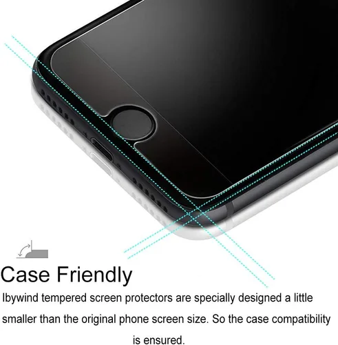 Miniatura 3 de Ibywind Protector de pantalla para Honor 10, paquete de 2 + 1 película trasera, vidrio templado 9H, transparente HD, resistente a los arañazos, sin