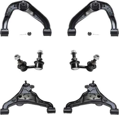 Miniatura 9 de Detroit Axle - Kit de extremo delantero para Chrysler 300 Dodge Charge Challenger 2011-2023, 2 brazos de control inferiores traseros 2 rótulas