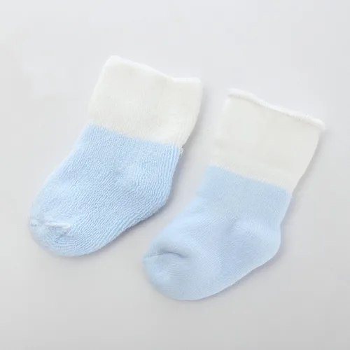 Miniatura 6 de Calcetines unisex de rizo para bebé, paquete de 5 unidades, para bebé y niña de 0 a 12 meses, calcetines de algodón cálido