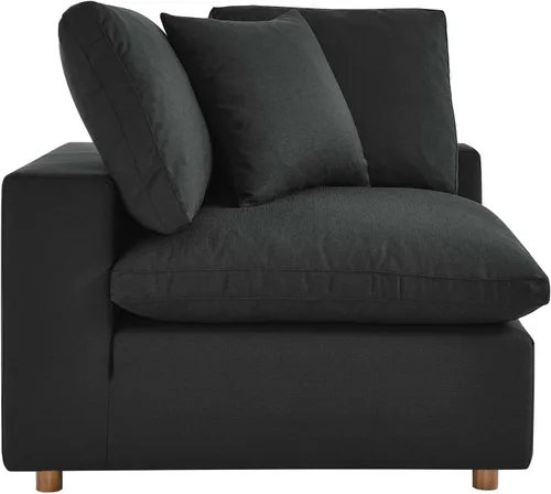 Miniatura 5 de Modway Commix Sofá seccional tapizado de 7 piezas con relleno de plumón