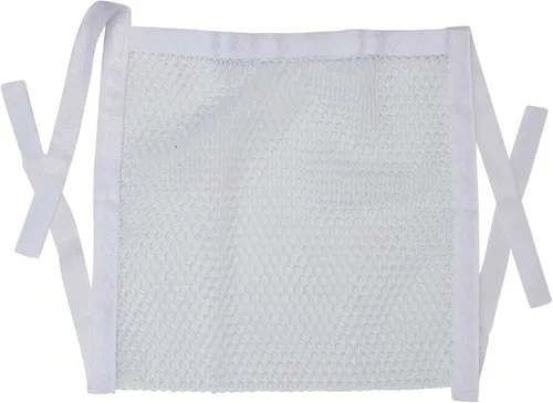 Miniatura 4 de Household Essentials bolsa para lavar y secar tenis de poliéster, color blanco, Malla, Rosado/Blanco apagado, 1