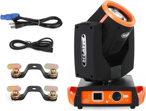 Miniatura 9 de Luz principal móvil de 230W, foco de luces de escenario 230W 7R Zoom Cabeza móvil haz Sharpy Light 8 Prism Strobe DMX 16Ch para fiesta etapa
