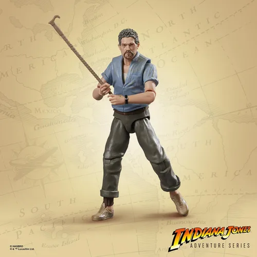 Miniatura 6 de Indiana Jones and The Dial of Destiny Adventure Series - Figura de acción Renaldo, figuras de acción de 6 pulgadas, juguetes para niños a partir