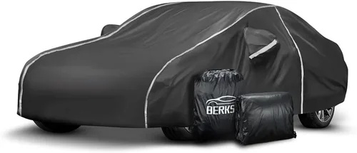 Miniatura 13 de Funda impermeable para automóvil compatible con Volkswagen New Beetle 1998-2024 para todo tipo de clima, 6 capas, cubierta completa para automóvil
