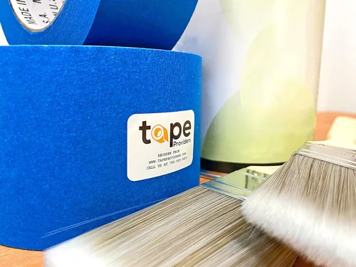 Miniatura 8 de Cinta adhesiva de pintor azul fabricada en Estados Unidos, 2 pulgadas x 60 yardas, cinta adhesiva gruesa y ancha para pintura segura de paredes